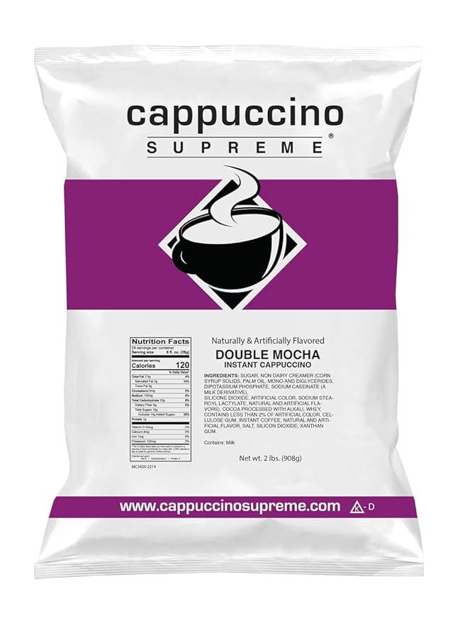 Cappuccino Supreme 2 lb bag Double Mocha Instant Cappuccino Mix