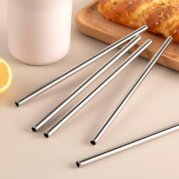 Metal Straw Replacement Compatible with Owala FreeSip Twist Water Bottle 24oz
