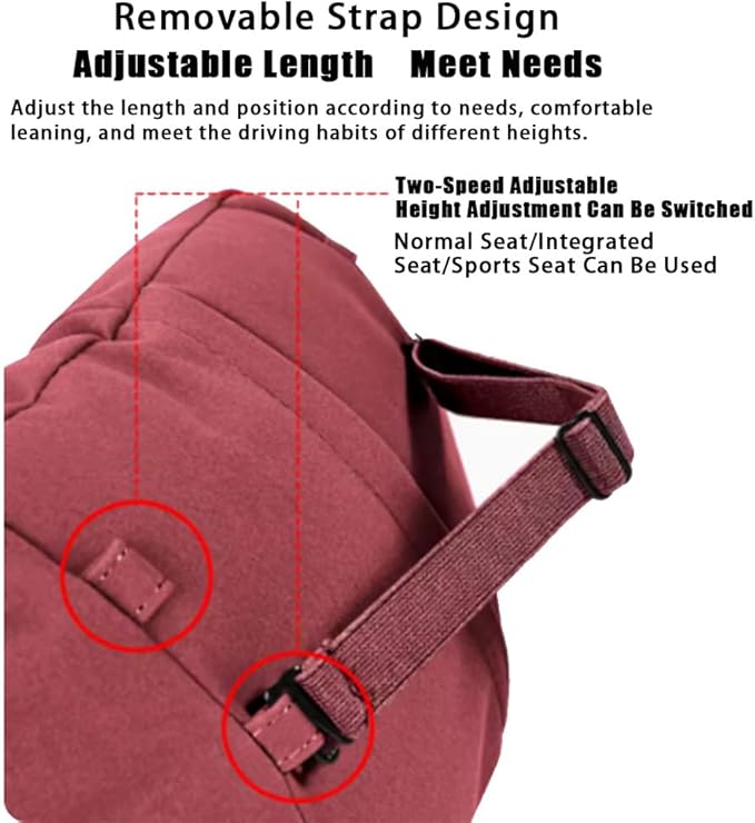Car Headrest Pillow for Mercedes Benz GLS/AMG X167 X166 SUV 5-Seats Car Seat Lumbar Pillow Car Headrest Pillow Car Seat Neck Break Cushion Head Support Rest Pillow Accessories