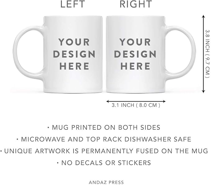 Andaz Press 11oz. Funny Coffee Mug Gag Gift, My Favorite Boss Gave Me This Mug, 1-Pack, Employee Birthday Christmas Sarcastic Humor Gift Ideas