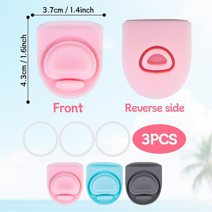 3 Sets Replacement Seal Gasket Stoppers for Owala Freesip Cap Mouth,Silicone O Sealing Ring Parts Water Bottle Top Lid Accessories for Owala Freesip 16/19/24/32/40oz 3p1-a04