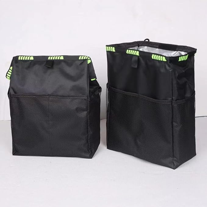 Waterproof Car Backseat Hanging Bag, Large Capacity Back Seat Organizer and Storage, Multipurpose Auto Storage Organizer with Trash Can for Travel and Daily Use