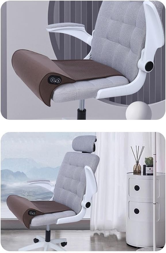 JUPENG Car Seat Leg Extender Cushion, Memory Foam Under Thigh Leg Support Pillow with Strap, Non-Slip Base & Removable Washable Cover for Driver Seat and Office Chair, Universal Comfort Pad(Black)