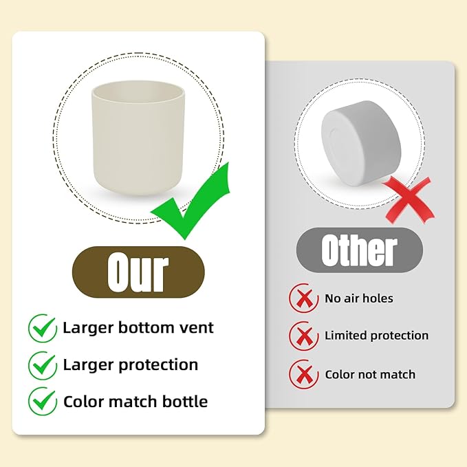 Silicone Higher Boot Compatible with Owala 30oz & 40oz FreeSip Sway Bottles & Tumblers, Large Protection Anti-slip Bottom Cover Sleeve for Freesip Sway Tumbler and Bottle