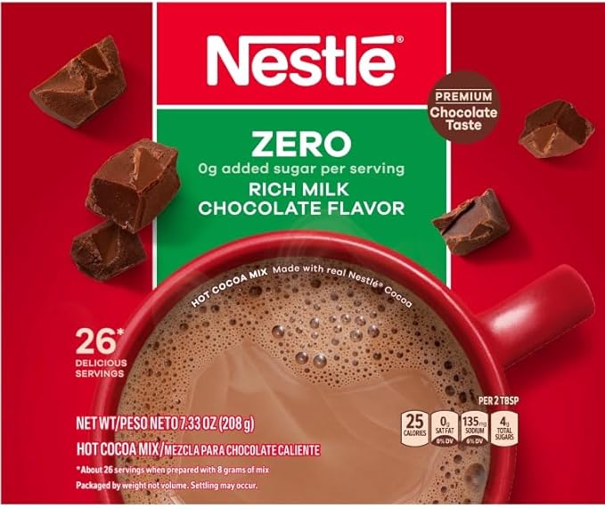 Nestle Hot Cocoa Mix, Fat Free With Calcium, 7.33 Oz