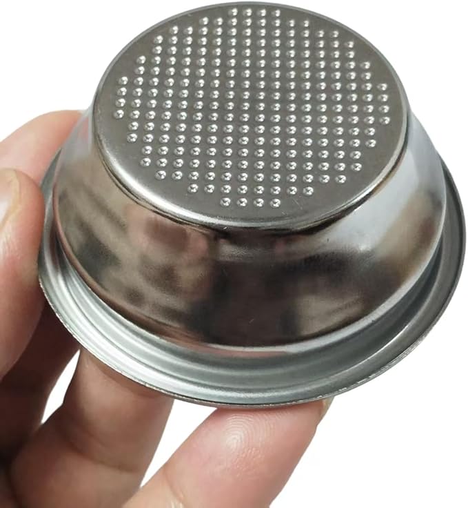 54mm Non-Pressurized Filter Basket, 10g Single Cup Stainless Steel Sieve for 54mm Portafilter, Universal Espresso Machine