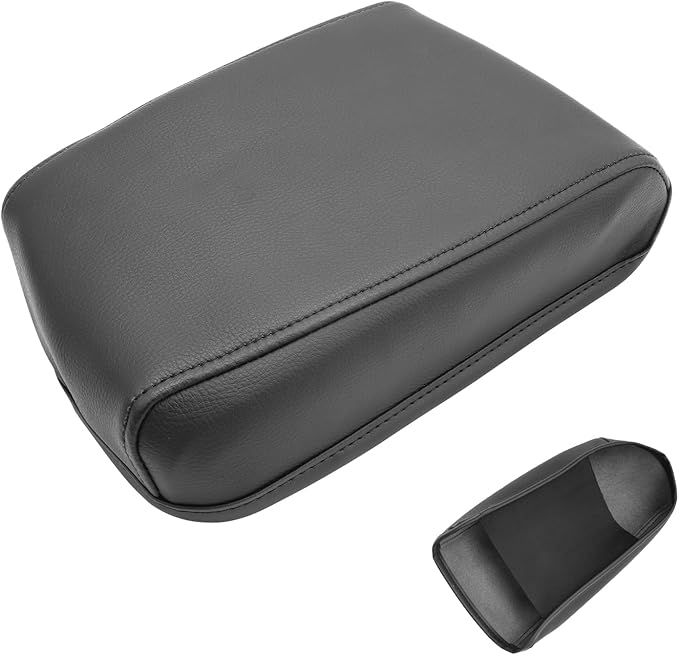 LFOTPP Armrest Cover for 2022-2026 Volkswagen Taos (S/SE/SEL) Volkswagen Taos Accessories Center Console Cover Arm Rest Protector Middle Lid Pad Protector PU Leather, Anti-Scratch,Non-Slip