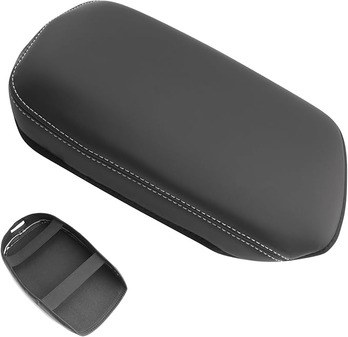 SXCY for 2022-2025 2026 Nissan Frontier Accessories Armrest Cover for Frontier 2024 2025 2026 Accessories 2024 2025 2026 Frontier Center Console Cover 2025 2026 Frontier Console Cover(Gray Line)
