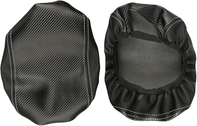 Center Console Cover Anti-Scratch Leather Armrest Pad Replace for 2019 2020 2021 2022 2023 2024 2025 Dodge RAM 1500 2500 3500 Accessories, For All Makes & Models with Bucket Seats (Carbon fiber)