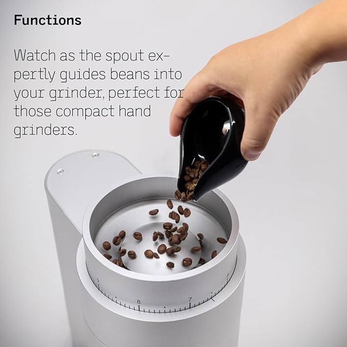 Upgraded 30g Coffee Beans Dosing Set, 30ml Glass RDT Spray Bottle, Ceramic Coffee Dosing Cup, Measuring Cup Hold Up to 30g Coffee, Ceramic Single Dosing Tray For Coffee