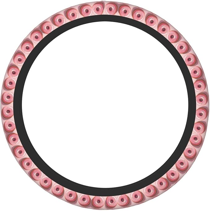 Neoprene Steering Wheel Cover Doughnut Pattern Car Steering Wheel Cover Universal Fit for Most Cars