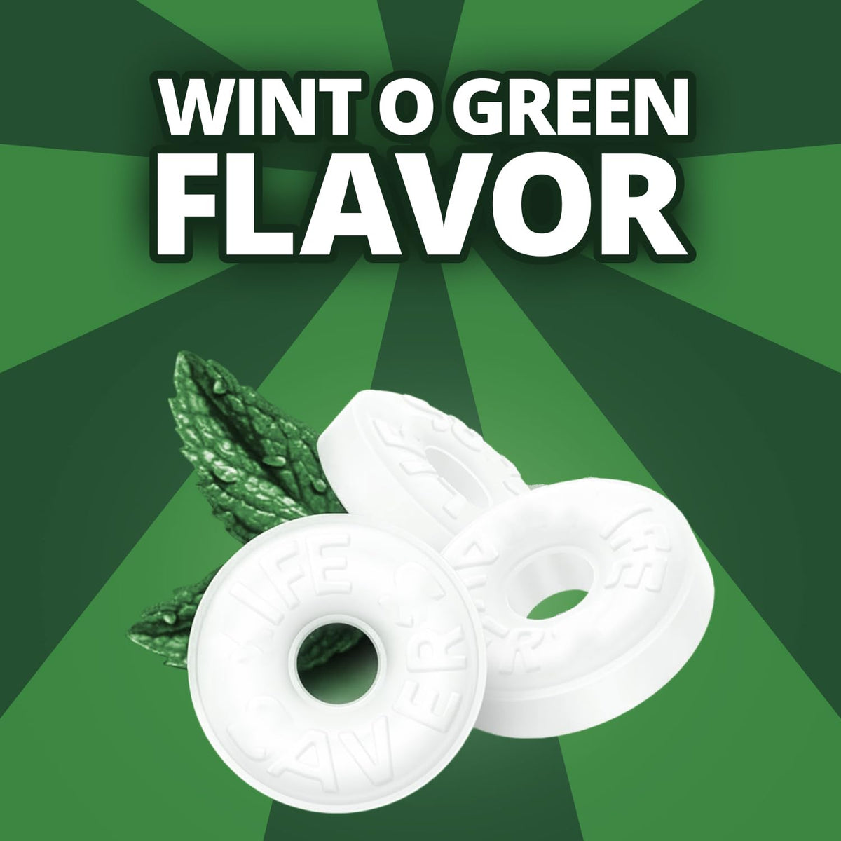 Winto green Mints Bulk Individually Wrapped, 2lb Pack of LifeSavrs Hard Candy, Candy in Bulk Perfect for Holidays, Weddings and Corporate Events