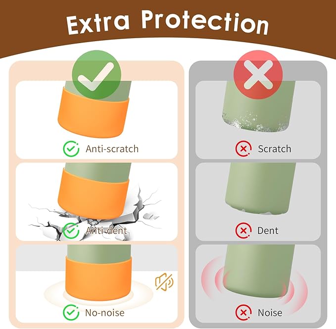 2PCS Silicone Water Bottle Boot, Compatible with Owala 24oz 32oz 40oz, Protective Anti-Scratch & Anti-Dent No Noise Sleeve Cover for FreeSip/Twist/Flip Water Bottles (Citrus Crush, 32oz)