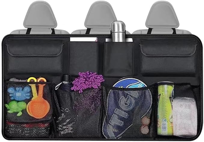 Car Trunk Organizer for Volkswagen VW Taos (AWD) 2022 2023 2024, Super Capacity Car Back Seat Hanging Storage Bag Waterproof Durable Foldable Interior Accessories