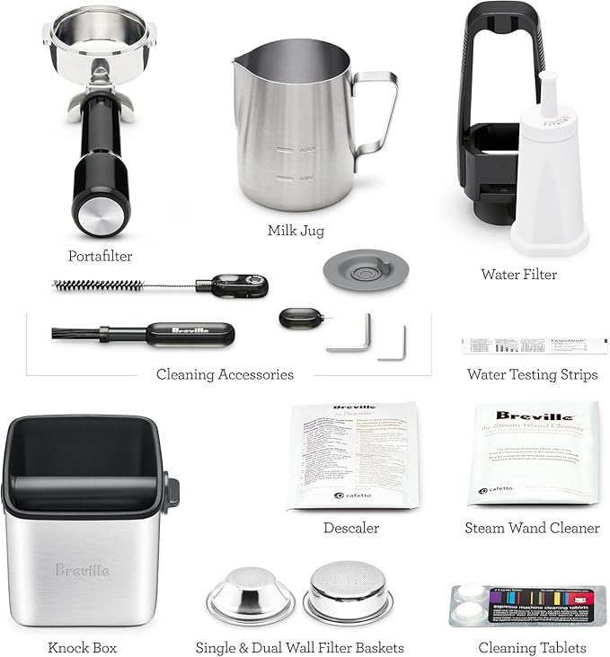 Breville Oracle Espresso Machine BES980XL, Brushed Stainless Steel