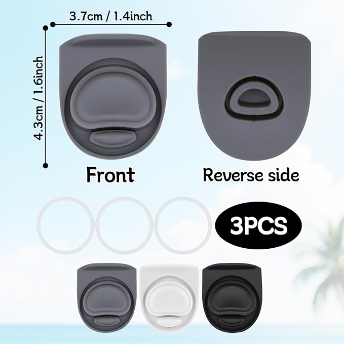 3 Sets Replacement Seal Gasket Stoppers for Owala Freesip Cap Mouth,Silicone O Sealing Ring Parts Water Bottle Top Lid Accessories for Owala Freesip 16/19/24/32/40oz 3p1-a06