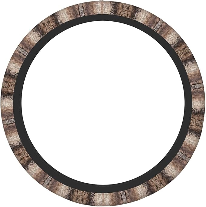 Snake Scales Car Steering Wheel Cover, 15 Inch Steering Wheel Cover Stylish Decor for Most Cars