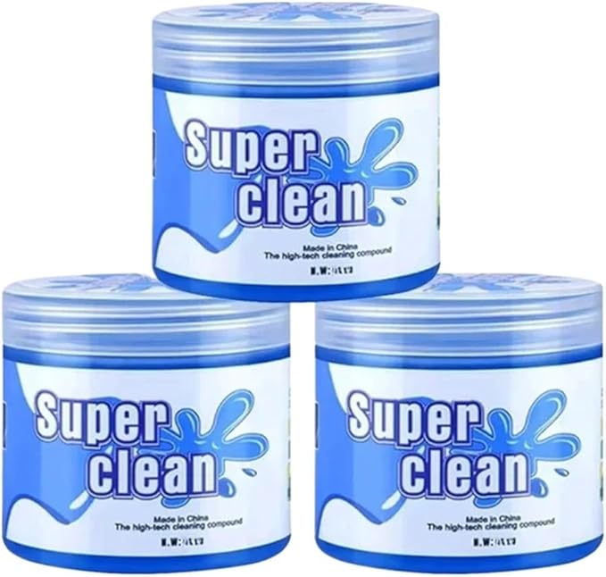 Car Cleaning Gel - Reusable Remover for Interior, Air Vents, Keyboards & Notebooks - Magic Mud Detail Tool(CJN-3PCS)