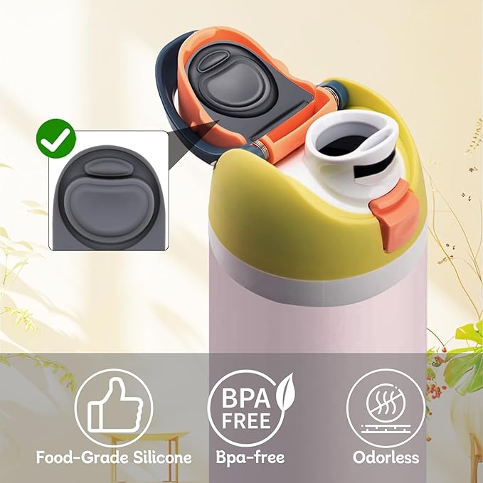 4pcs Replacement Rubber Stopper Seal Gasket Compatible with Owala FreeSip 24oz 32oz,Water Bottle Lid Insert Cap Silicone Seal Parts for Owala 16/19/24/32/40oz Spout Mouth piece Accessories
