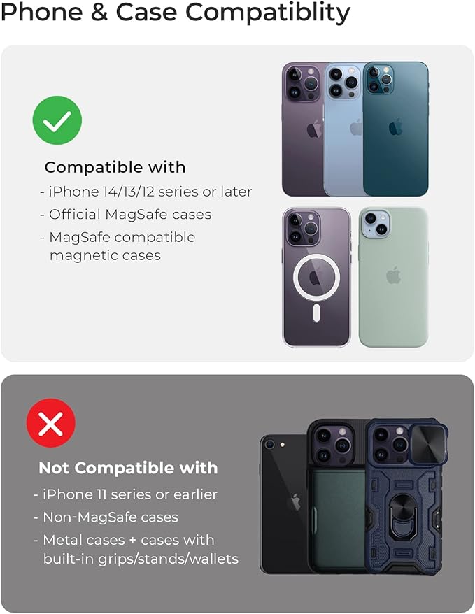 iOttie Velox Magnetic Flush Car Mount - Compatible with MagSafe iPhones, Including iPhone 12, 13, 14, and 15 Series
