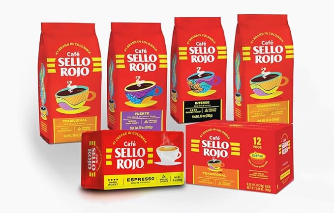 Sello Rojo Espresso Brick, 10 oz (Pack of 3)