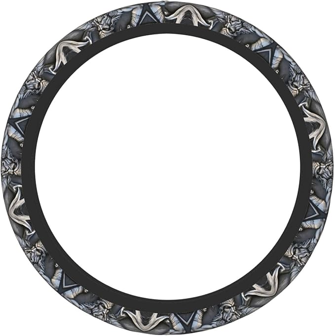 Shield Mythology Universal Fit Steering Wheel Cover for Car, Truck, and SUV, Durable Steering Wheel Protection