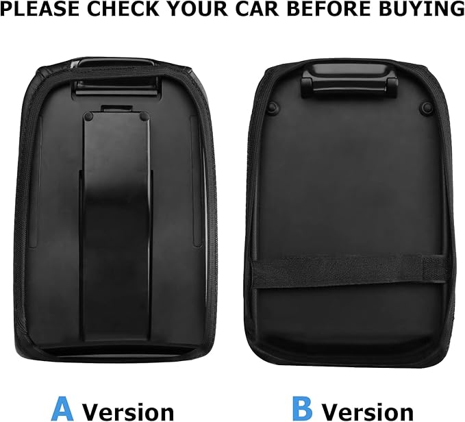 INTGET Car Center Console Armrest Cover for VW Volkswagen Jetta Accessories 2012 2013 2014 2015 2016 20172018 Middle Arm Rest Seat Box Cover Elbow Cushion Pad (Black, 2012-2018 A Version)