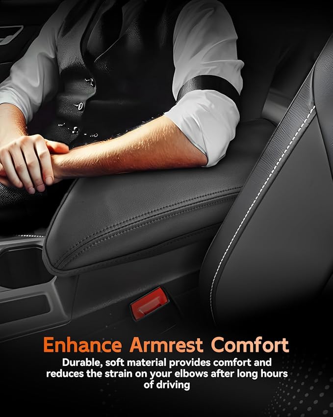CDEFG for Volkswagen Jetta 2020-2025 2026 Center Console Cover Armrest Box Cover for Jetta (S, Sport, SE, SEL, GLI Autobahn) Accessories Console Arm Rest Protector