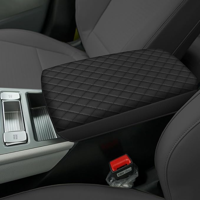 AOMSAZTO Console Pad for 2018 2019 2020 2021 2022 2023 Kona Armrest Pad for Kona Black