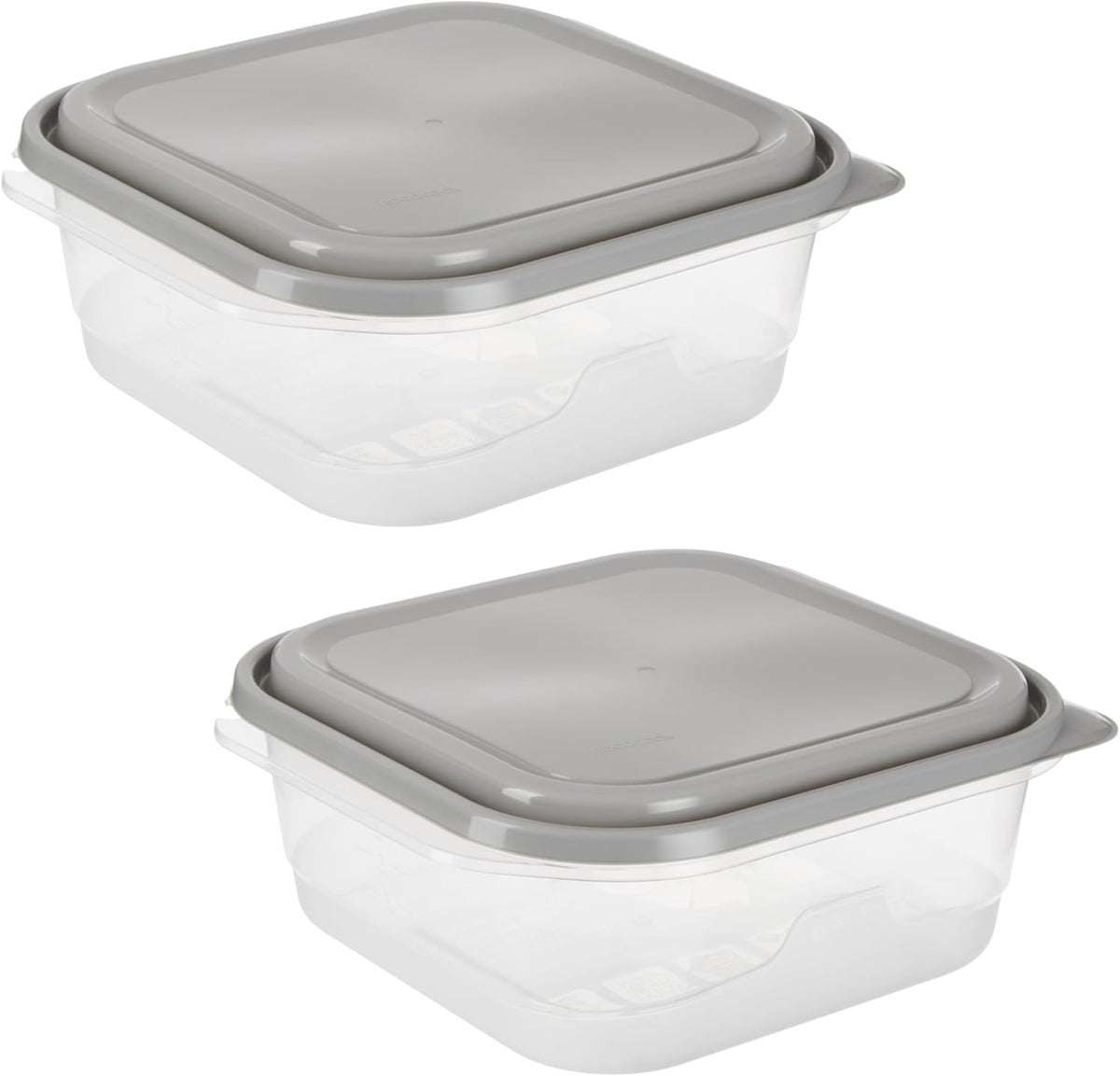 GoodCook EveryWare Extra Large Square Food Storage Container, 2 Pack, BPA Free