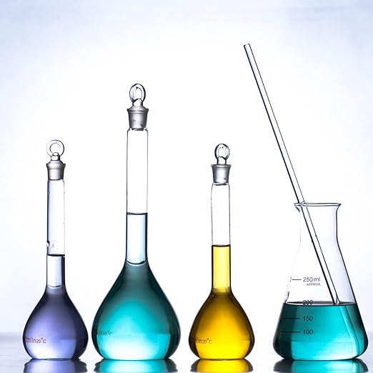 MECCANIXITY 3.3 Borosilicate Glass Stick 9.84" Length 5mm Dia Stir Rod Mixing Tools with Both Ends Round for Lab Kitchen Science 3Pcs