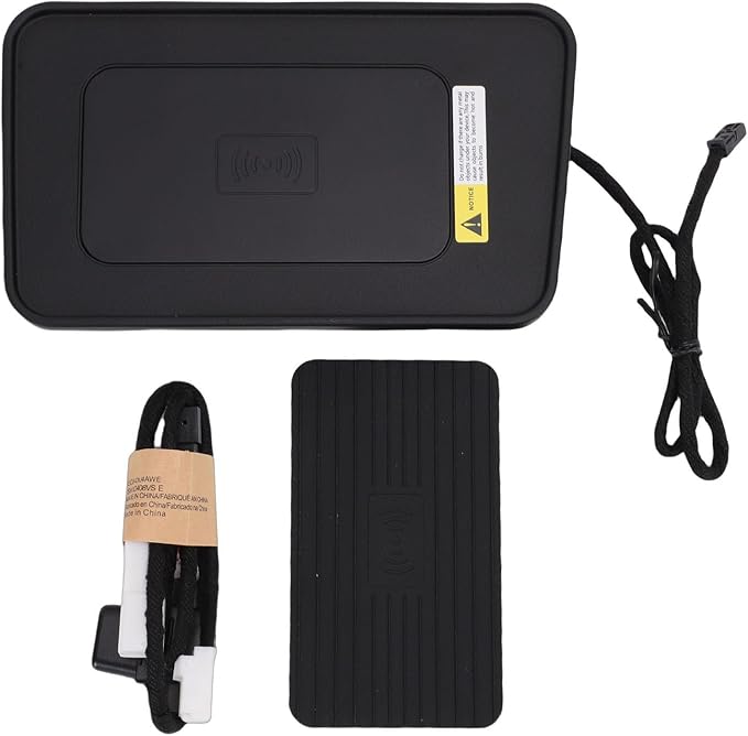 Keenso Wireless Charging Pad for Car, Non Slip Silicone Mat with Advanced Stable Charging, Fit Front Center Console for RAV 4 2013-2019