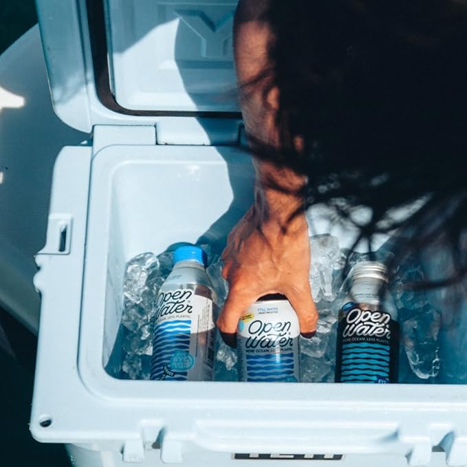 Open Water Still 12oz cans (1 case, 12 cans) - Sustainable Aluminum Canned Still Water With Electrolytes - 7.0 pH Balanced BPA-Free Ultra-Purified Water