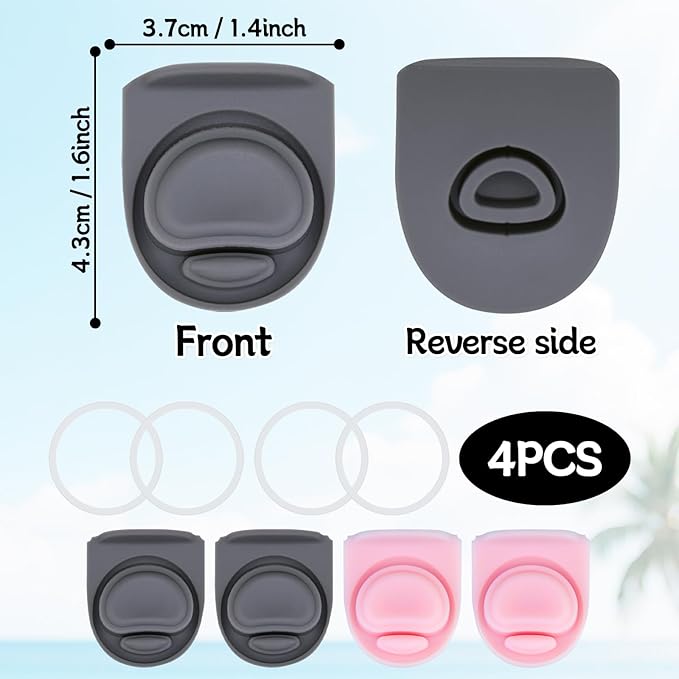 4 Sets Replacement Seal Gasket Stoppers for Owala Freesip Cap Mouth,Silicone O Sealing Ring Parts Water Bottle Top Lid Accessories for Owala Freesip 16/19/24/32/40oz 4p1-a03