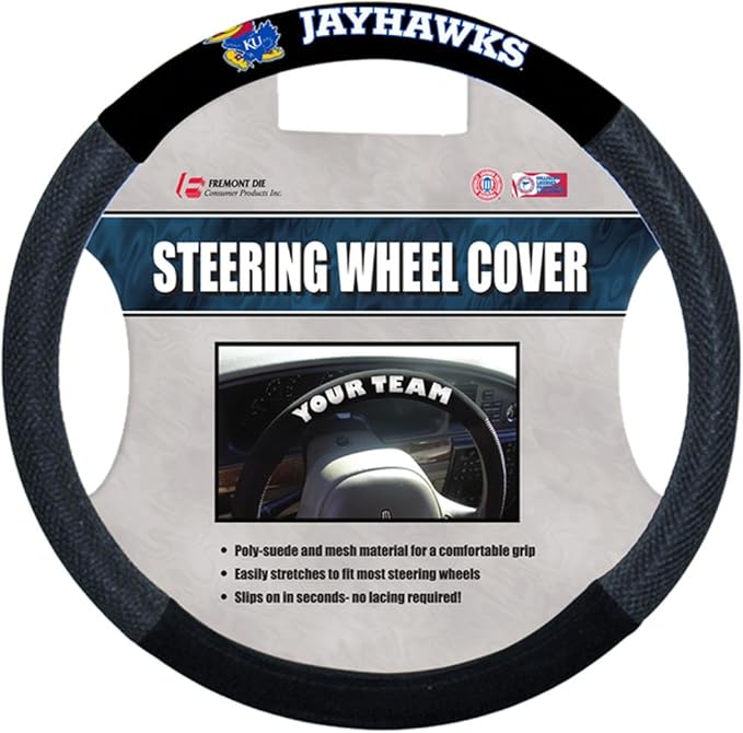 NCAA Poly-Suede Steering Wheel Cover