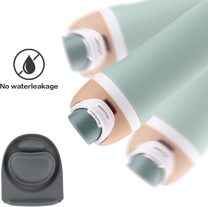 Joshey 6 Pack Rubber Seal Replacement Stopper, Compatible with Owala Freesip 24oz 32oz Water Bottle Spout Cap-Silicone Gasket Replacement Parts (Gray,White,Pink)