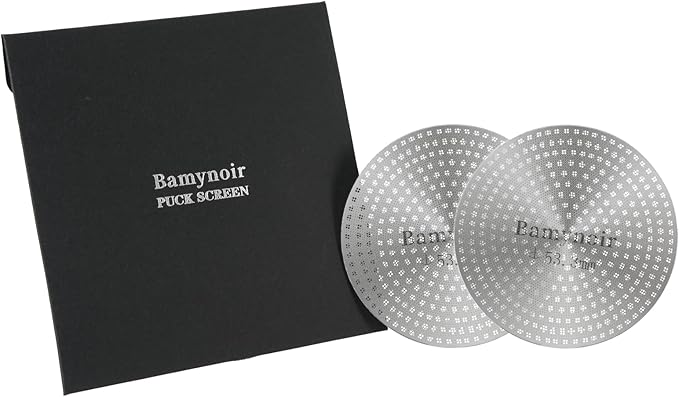 2packs Espresso Puck Screen,53.3mm Puck Screen Compatible With Breville Portafilter 54mm,Mesh Plate For Espresso Coffee Filter Basket,0.65mm Thickness,150μm,Stainless Steel (2 Packs 53.3mm)