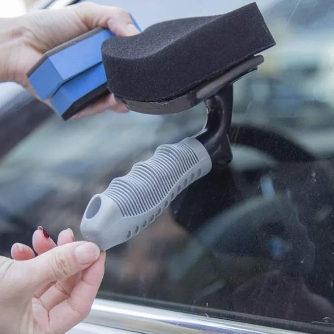 Tire Pad Tire Sponge Wax Applicator Car Detailing Reusable Cleaning Detailing Waxing