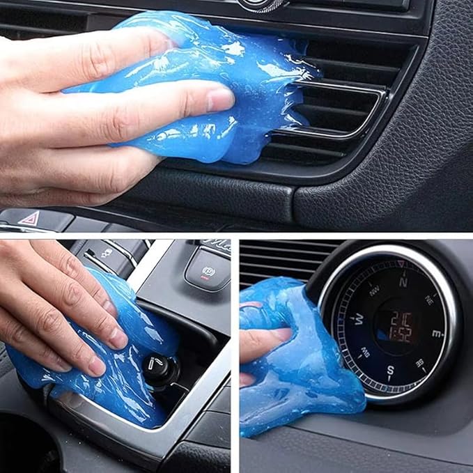 Car Cleaning Gel Compatible with Dodge Durango, 200g Detailing Putty for Auto Vents, Dashboard, Cup Holders - Reusable Multifunctional Dust Remover,200g*2