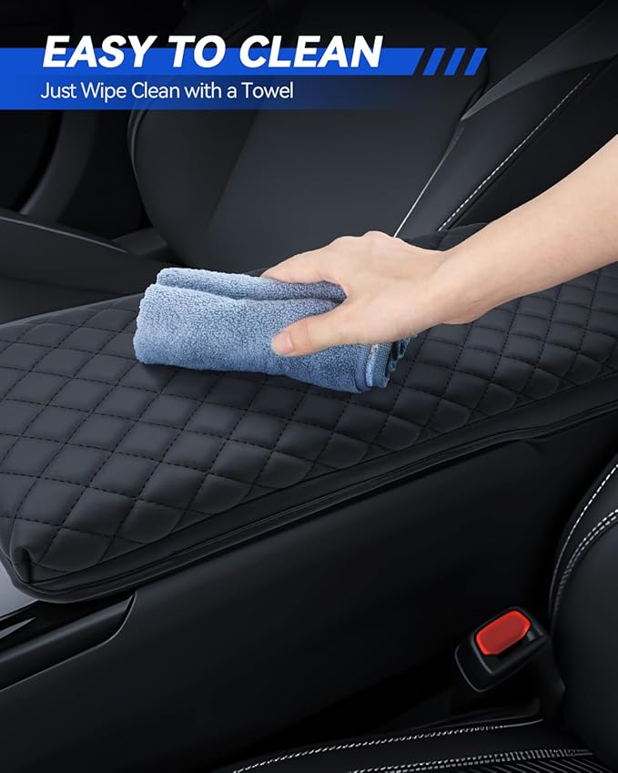 Armrest Cover for 2025 2026 Toyota Camry (LE/SE/XLE/XSE) Accessories Center Console Middle Lid Pad Protector for Car Elbow Rest-Padded
