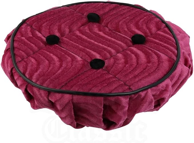 OG Lowrider Classic Bike Cruiser Bicycle Steering Wheel Cover Velour Swirl | Fits 8” Steering Wheels | Multiple Color Options | Lowrider Accessory (Fuchsia)