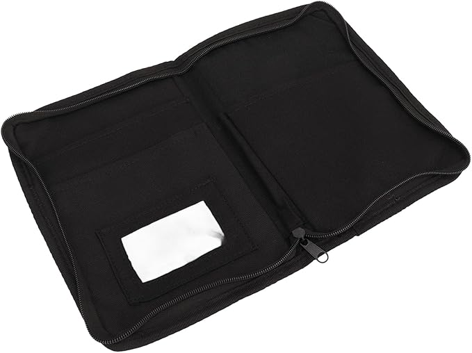 Car Glove Compartment Organizer 6 Pockets Multifunctional Zipped Design Portable Document Holder Universal for Car