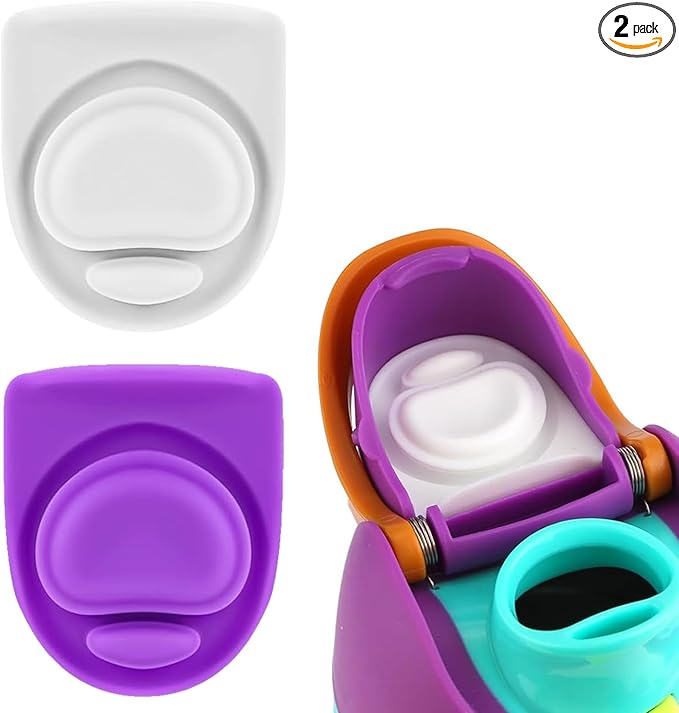 2pcs Replacement Rubber Stopper Seal Compatible with Owala FreeSip 24oz 32oz,Water Bottle Lid Insert Cap Silicone Seal Parts for Owala 16/19/24/32/40oz Spout Gasket Mouthpiece Accessories ZS8