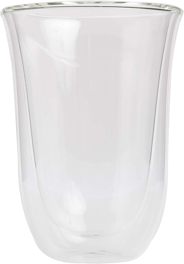 DeLonghi 5513214611 Double Walled Thermo Latte Macchiato Glasses, Set of 2