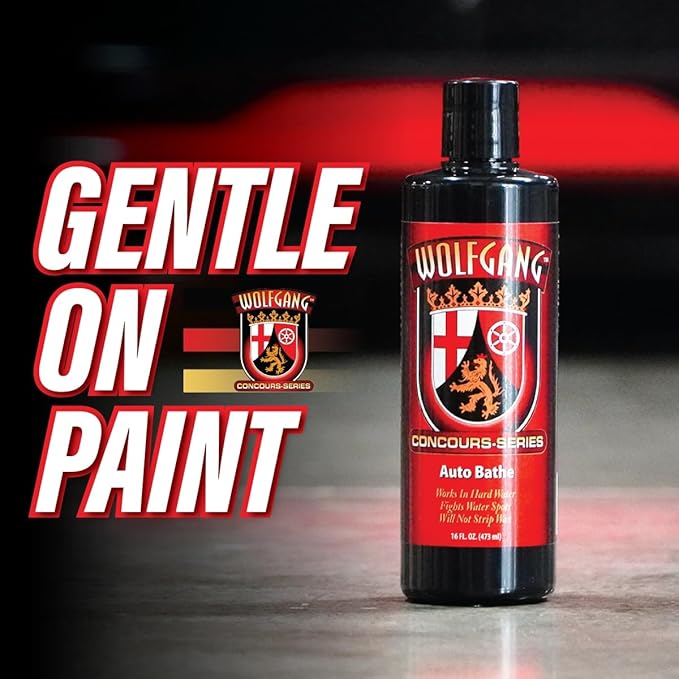 Wolfgang Auto Bathe | Premium Car Wash Shampoo | Deep Cleans & Enhances Paint Protection | Gentle Formula for Automotive Finishes | WG-1002 | 128oz