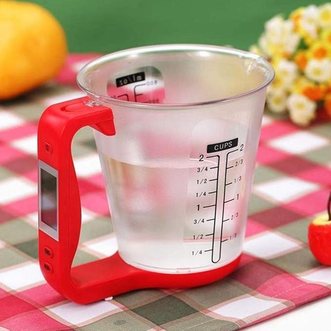 Kitchen Measuring Cup Scale LCD Digital Display for Baking Tea Weighting Coffee