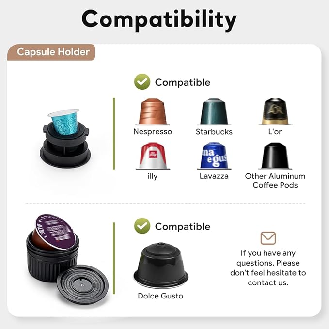 BENFUCHEN 3-in-1 Portable Espresso Machine With NO Heating Function, Type-C Charging Electric Espresso Maker, 17 Bar Mini Coffee Maker For N ESPRESSO/DolceGustoPods & Ground Coffee On the Go, White