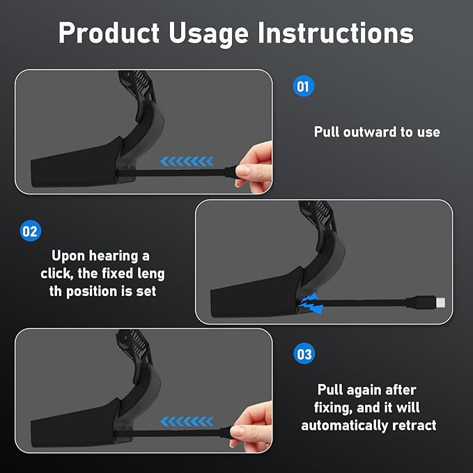 Rear USB Charger Hub for Tesla Model Y Juniper 2025,2026 Accessories- 4-Port Fast Charging Hub with Sliding Cover, Type-C+Lightning Docking Station for Tesla Model 3 Highland 2024-2026