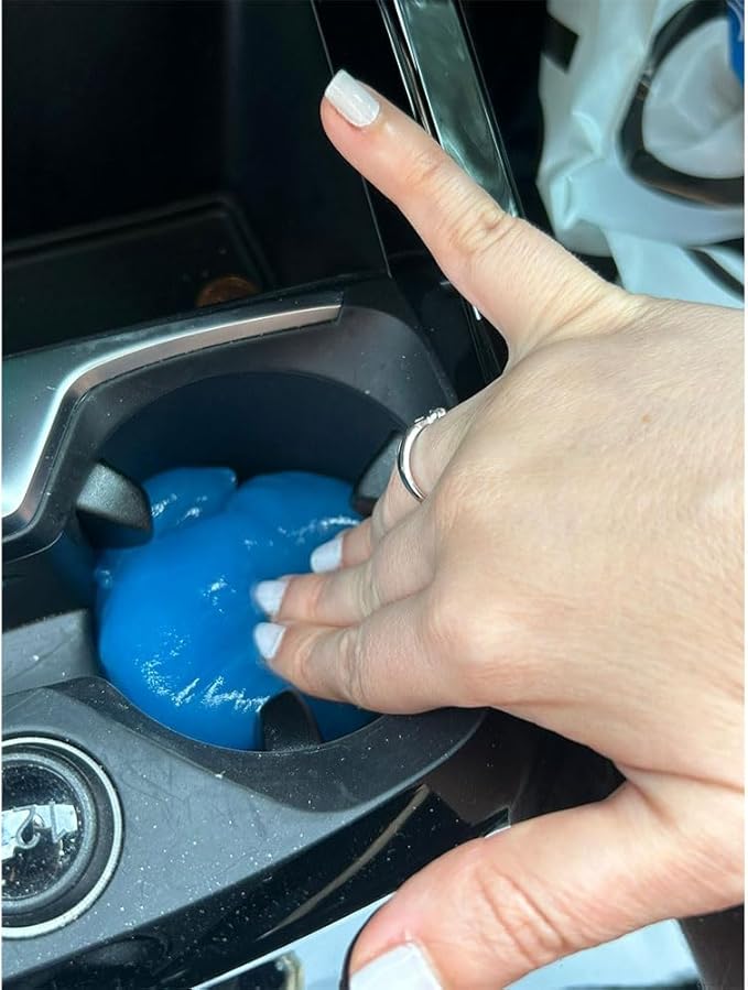 2 Pk Car Cleaning Gel Interior Detailing Auto Putty Dust Crevice Cleaner Slime Dirt Removal Wipe Auto Scratch-Free Reusable Detail Cleaning Tools Household Supplies Multi Purpose
