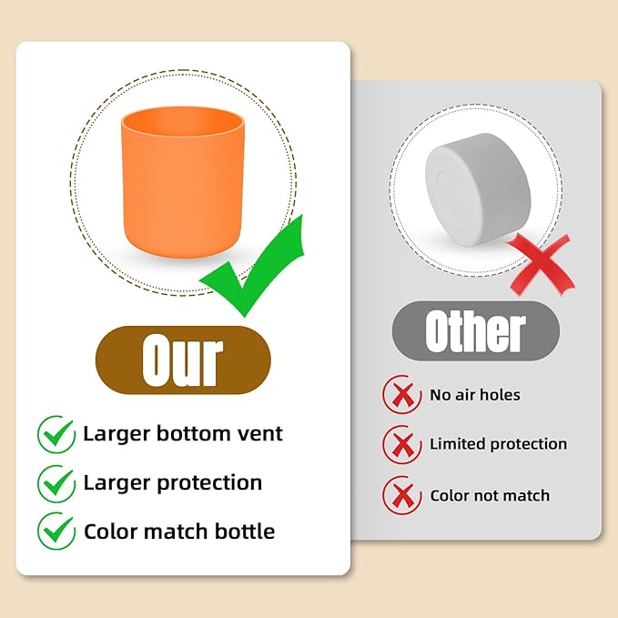 Silicone Higher Boot Compatible with Owala 30oz & 40oz FreeSip Sway Bottles & Tumblers, Large Protection Anti-slip Bottom Cover Sleeve for Freesip Sway Tumbler and Bottle